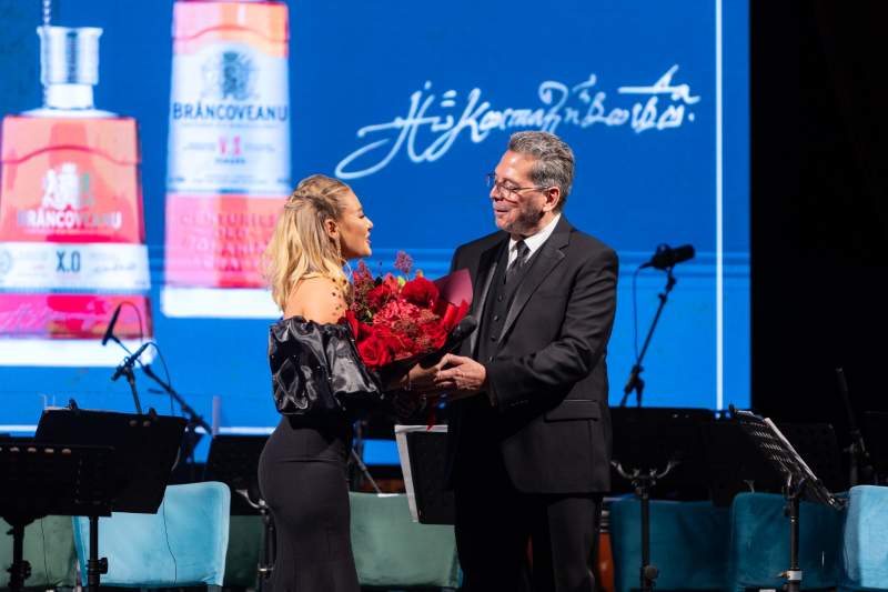 Irina Baianț, Global Brand Ambassador Brâncoveanu Vinars, sent an emotional message expressing her appreciation for the brand