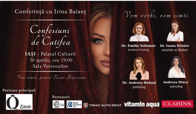 „Confesiuni de Catifea” ajunge la Iași – o conferință despre ceea ce nu se vede într-o femeie